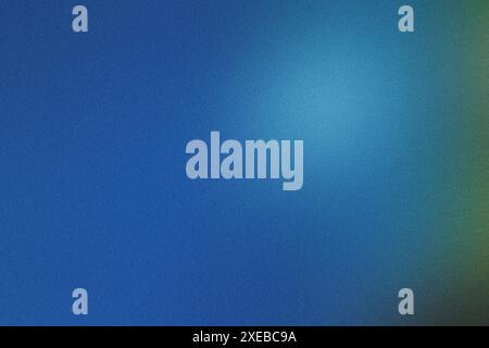 Image of a subtle grain texture on a blue and green gradient background Stock Photo