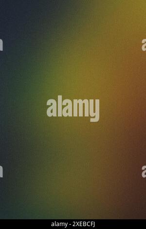 Abstract background with a grainy texture and a gradient changing from green to orange Stock Photo