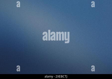 Blue grainy background with a gradient from light to dark Stock Photo