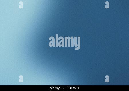 Gradient lighting on a blue textured background with a grainy finish Stock Photo