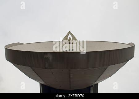 Satellite ground station from the Radom industrial monument in Raisting Stock Photo