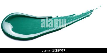 Close up of a paint brush on white background with clipping path Stock Photo