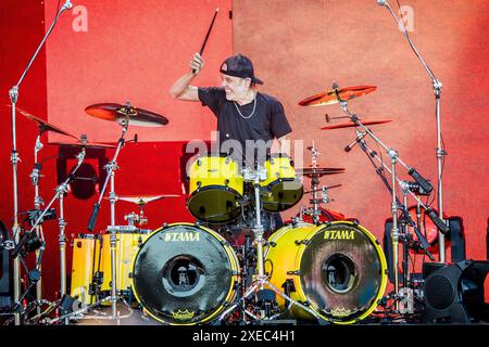 Lars Ulrich of Metallica on 26 June 2024 Stock Photo