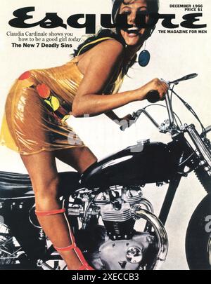 December 1966 Esquire magazine cover with Claudia Cardinale. Designed by George Lois Stock Photo