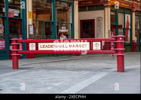 London, UK - March 24, 2024 : Leadenhall Market in London. UK. Stock Photo