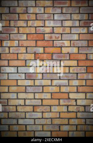 Multi Coloured Brick Wall Background 1 Stock Photo
