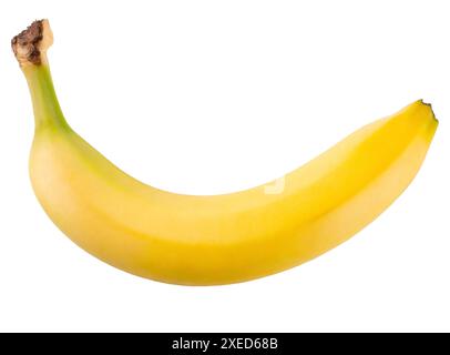 Banana isolated on white background, clipping path, full depth of field Stock Photo