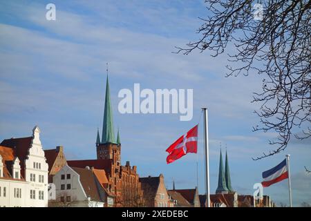 Sankt Petri Church in LÃ¼beck, Germany Stock Photo