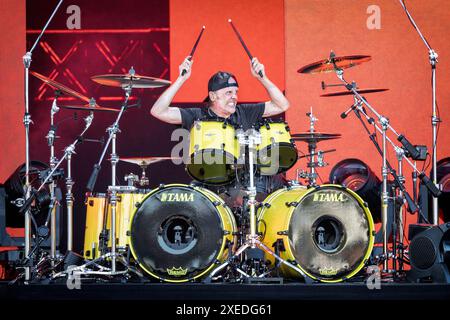 Metallica performs during the M72 World Tour on Tuesday, June 3, 2025