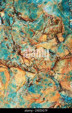 texture background in a colorful rock. Stock Photo