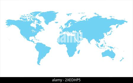 High Resolution World map, World Map Image, isolated on white background, Info-graphic, Flat Earth, Globe, world map icon. Travel worldwide Stock Vector