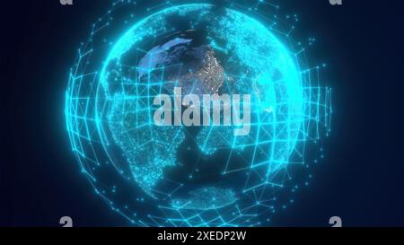 Abstract digital Earth Stock Photo