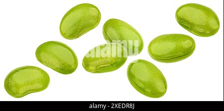 Edamame beans isolated on white background Stock Photo