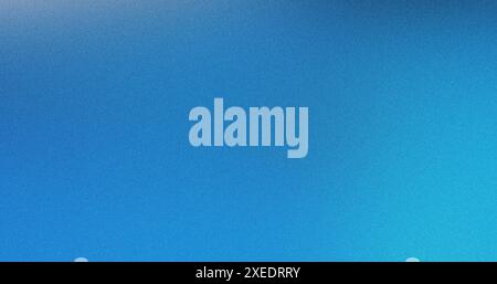Blue noise gradient background featuring a grainy texture effect Stock Photo