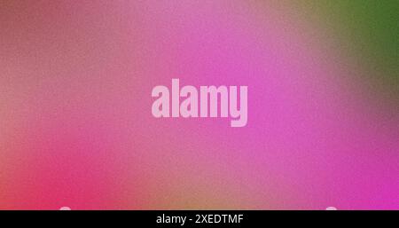 Abstract background featuring a pink and green gradient with a subtle noise texture Stock Photo