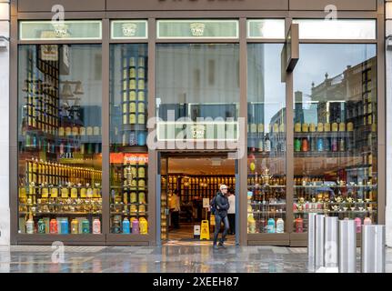 London, UK - March 22, 2024 :  TWG Twinings Tea Shop at London Leicester Square. Stock Photo