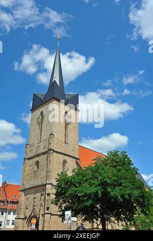 Evangelical Lutheran Church of St. Servatius in Duderstadt, Germany Stock Photo