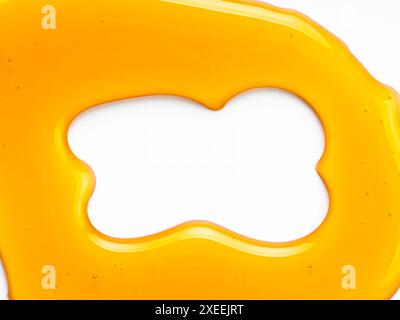 Honey background or abstract pattern, isolated on white Stock Photo