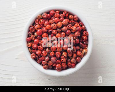 Dried pink peppercorn Stock Photo
