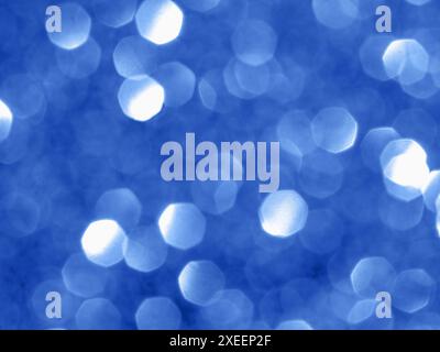 Blue bokeh background Stock Photo