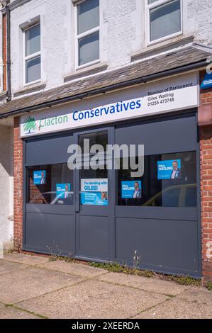 Conservative posters the 2024 general election for Giles Watling MP for ...