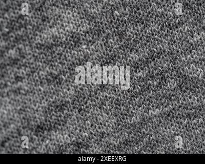 Gray cotton jersey fabric texture Stock Photo
