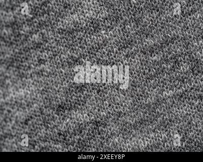 Gray cotton jersey fabric texture Stock Photo