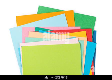 Background of colored paper Stock Photo