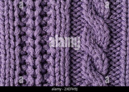 Knitted fabric texture Stock Photo