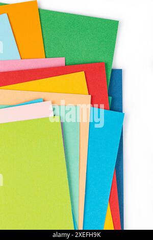 Background of colored paper Stock Photo