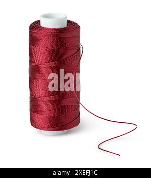 Spool of red thread Stock Photo