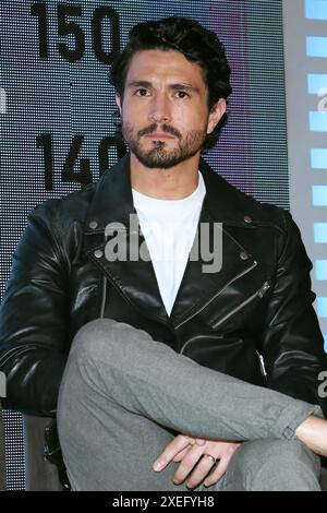 Press conference for the new Televisa Univision soap opera “Fugitivas En Busca De La Libertad” Stock Photo