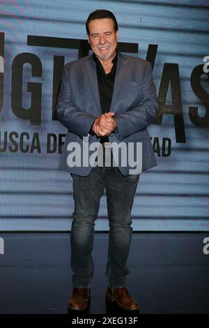 Press conference for the new Televisa Univision soap opera “Fugitivas En Busca De La Libertad” Stock Photo