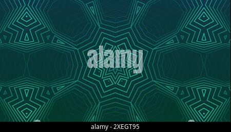 Image of abstract patterns against blue background Stock Photo