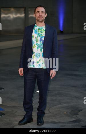 Rome, Italy. 27th June, 2024. Elio Germano attends the blu carpet of 'Nastri d'Argento 2024' at Maxxi Museum. (Photo by Mario Cartelli/SOPA Images/Sipa USA) Credit: Sipa USA/Alamy Live News Stock Photo