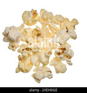 Sweet popcorn on isolated background Stock Photo