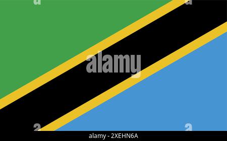 Tanzania flag, vector illustration Stock Vector Image & Art - Alamy