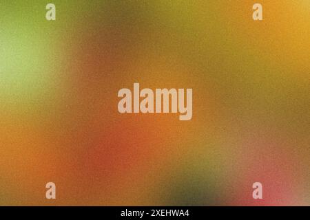 Abstract effect created by blending warm and cool hues with a vibrant, grainy texture Stock Photo