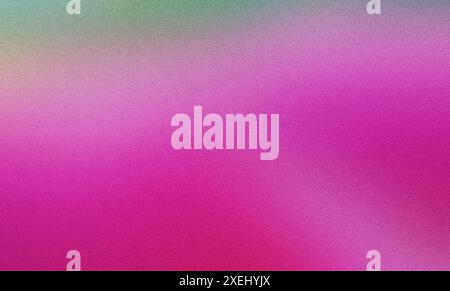 Pink and green hues blended in abstract grainy textured background Stock Photo