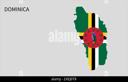 Map of Dominica vector illustration symbol design Stock Vector Image ...