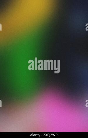 Multi colored grainy background with a smooth gradient effect Stock Photo