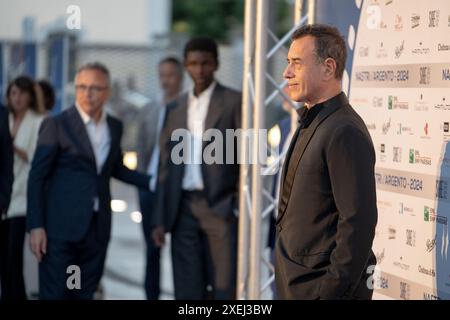 Rome, Italy. 27th June, 2024. Matteo Garrone is attending the 78th Nastri D'Argento 2024 - Cinema at Maxxi in Rome, Italy, on June 27, 2024. (Photo by Luca Carlino/NurPhoto) Credit: NurPhoto SRL/Alamy Live News Stock Photo