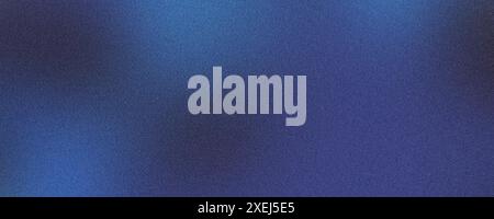 Textured, grainy blue gradient background suitable for graphic uses Stock Photo
