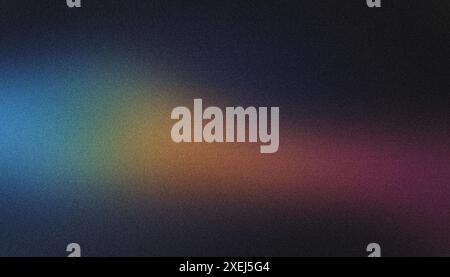 Smooth gradient transition over a multicolored grainy texture Stock Photo