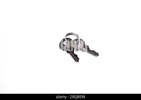 Close-up of Key isolated on white background Stock Photo
