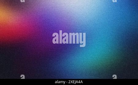 Vibrant gradient on a noisy abstract background Stock Photo