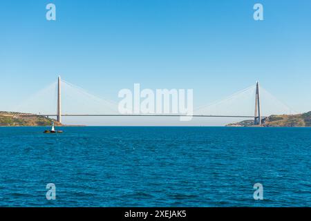 Yavuz sultan selim bridge in Istanbul Stock Photo