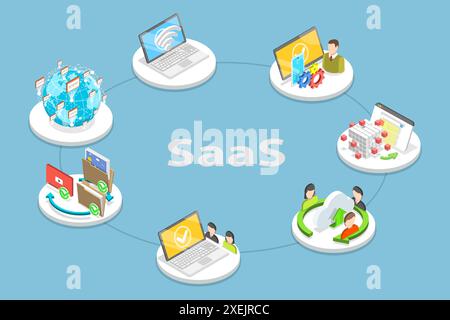 Client server model cartoon illustration Stock Photo - Alamy