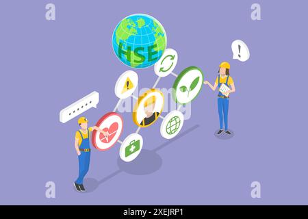 HSE concept for health safety environment with businessman Stock Photo ...
