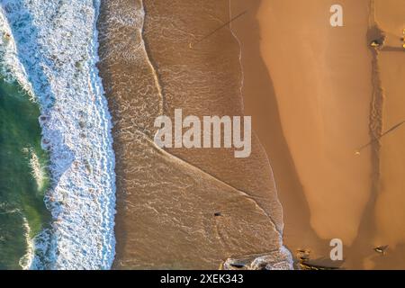 Algarve's Cordoama Beach Captured in a Beautiful Aerial Drone Shot Stock Photo